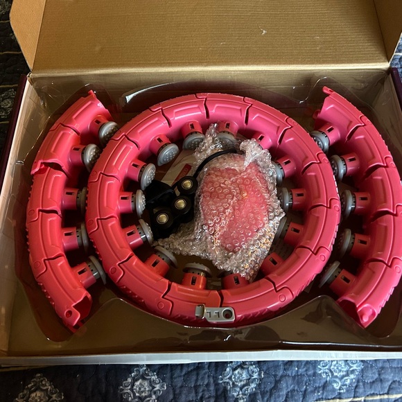 Weighted Hula Hoop Fitness 24 Knots Adult Smart Hoop (Pinki) NEW!!! - Picture 5 of 5